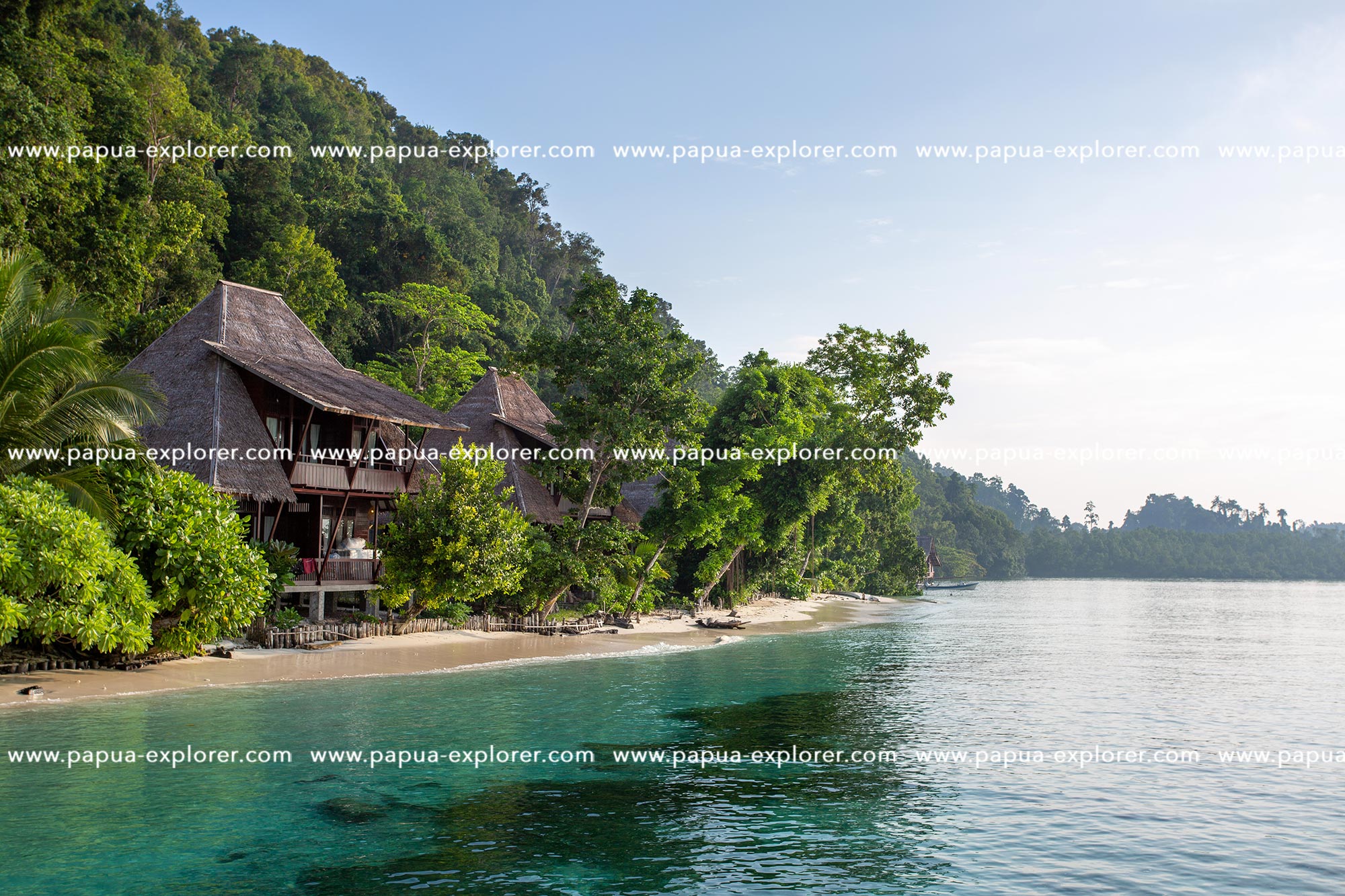 Meer Raja Rind Holzchalets am Meer - Raja Ampat Unterkünfte
